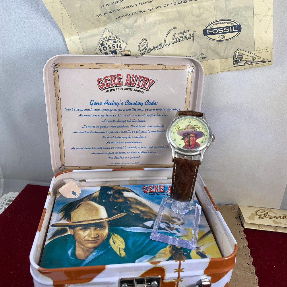Vintage Limited Edition Gene Autry Watch Set - Picture 4 of 8